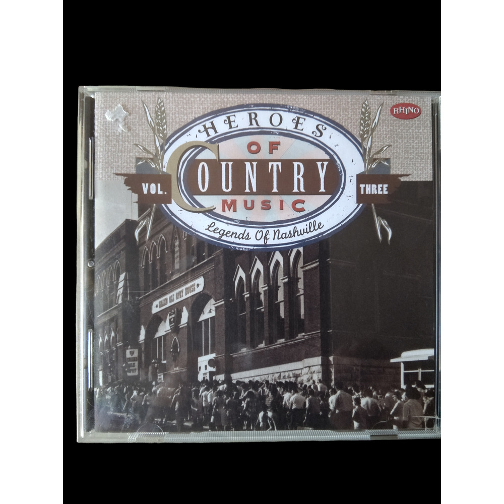 Heroes Of Country Music Vol. 3: Legends Of Nashville CD (1996 Rhino Records)
